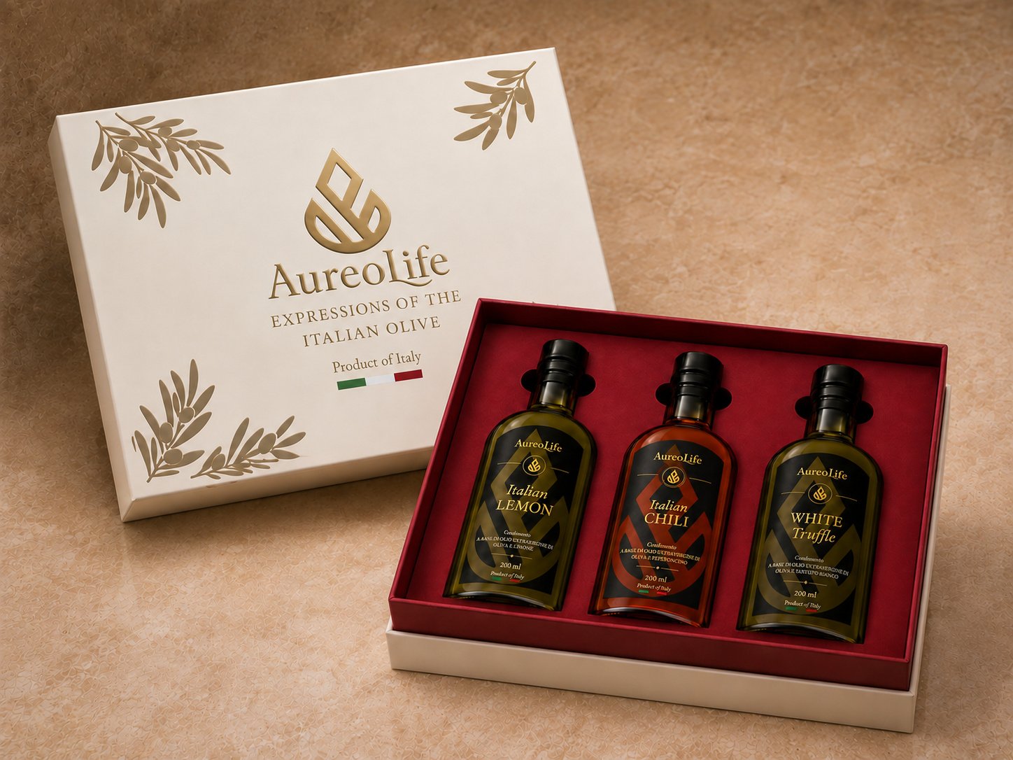The AureoLife Infused Collection gift presentation