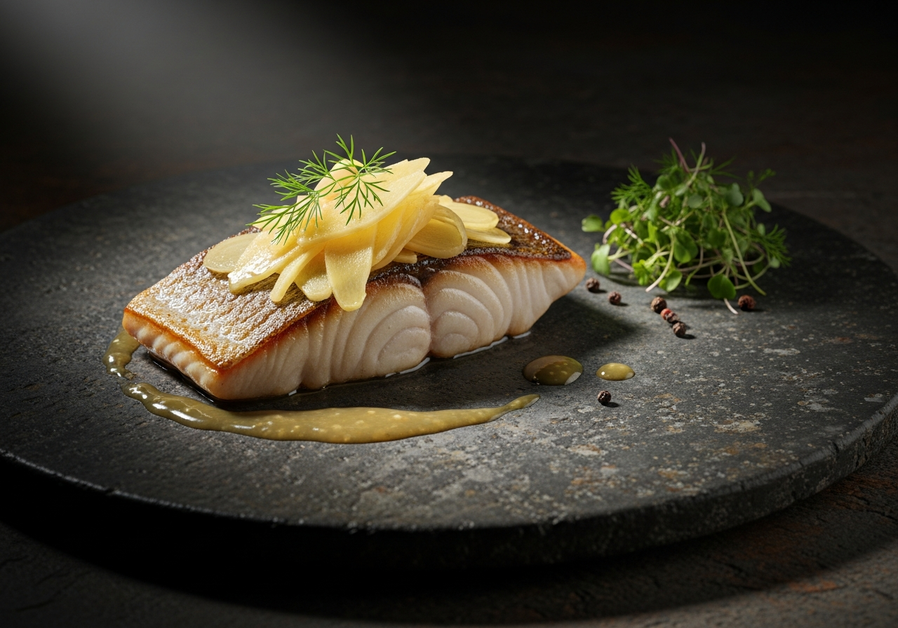 AureoLife olive oil pairing suggestion for sea bass with ginger