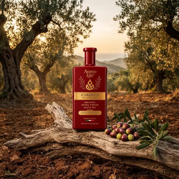 AureoLife Carolea among the olive trees of Calabria